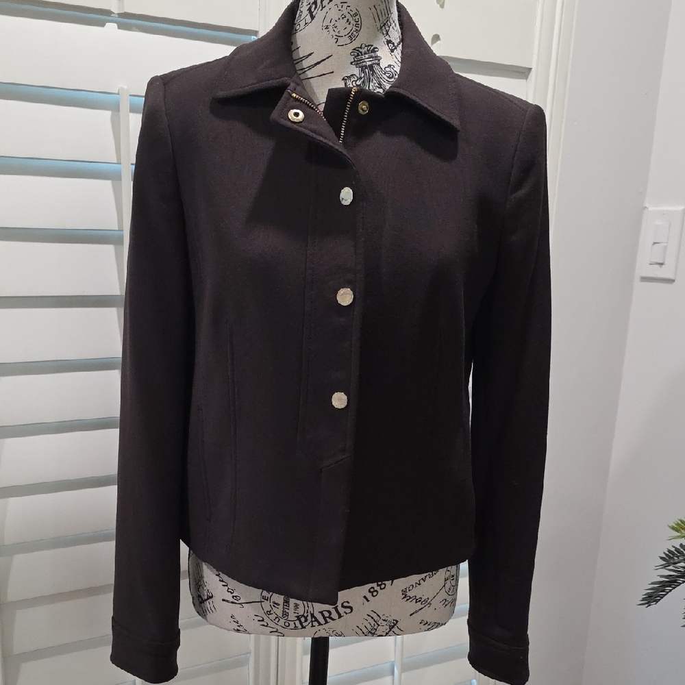 Anne Klein Chocolate Brown Jacket